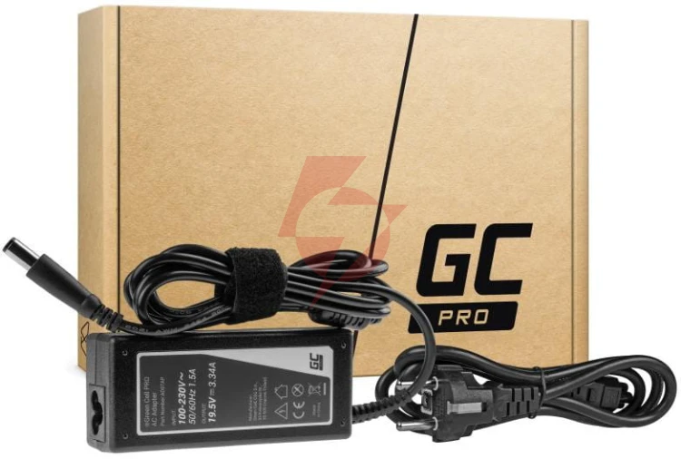Zasilacz ładowarka do laptopa dell green cell pro ad07ap 19,5v 3,34a 65w 7,4mm/5,0mm
