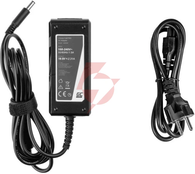 Zasilacz ładowarka do laptopa dell green cell pro ad57ap 19,5v 2,31a 45w 4,5mm/3,0mm
