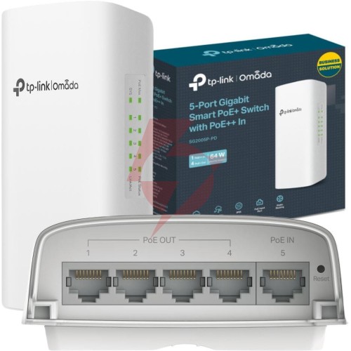 Switch tp-link sg2005p-pd (outdoor) (poe-in)