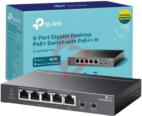 Switch tp-link tl-sg1005p-pd (poe++)