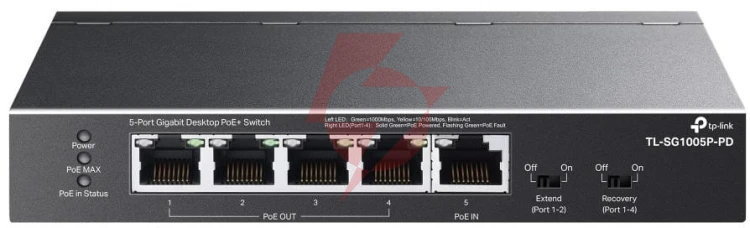 Switch tp-link tl-sg1005p-pd (poe++)