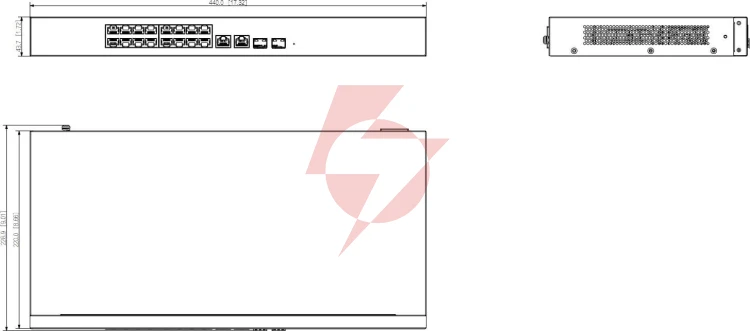 Switch dahua cs4218-16et-240