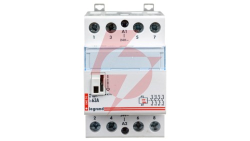 Stycznik modułowy 63A 4Z 0R 24V AC SM363 412512