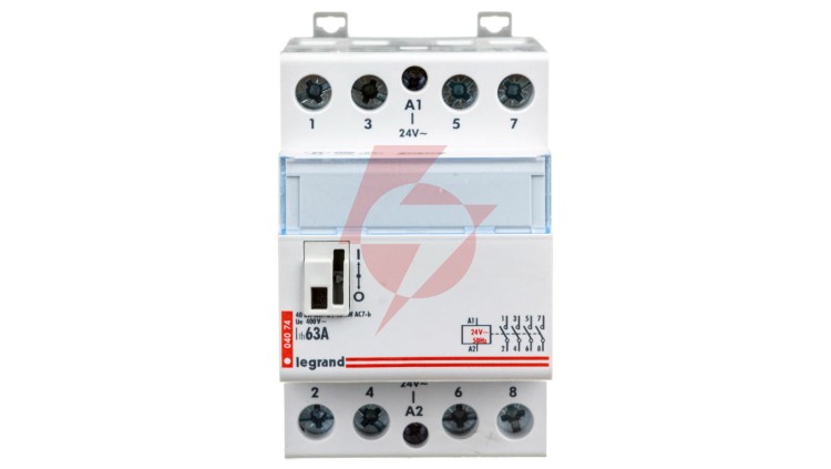 Stycznik modułowy 63A 4Z 0R 24V AC SM363 412512