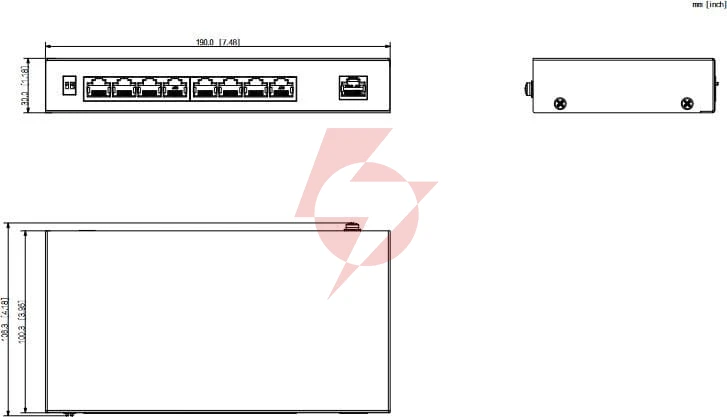 Switch dahua sf1009p