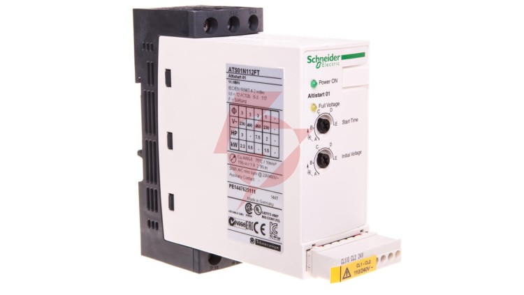 Softstart 1/3-fazowy 110-480V 12A 1,5/2,2/5,5kW 230/230/400V Altistart ATS01N112FT