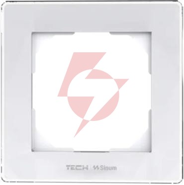 Ramka pojedyncza biała fg-01 tech sterowniki