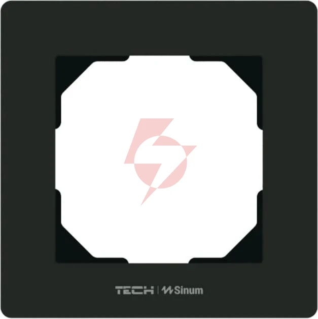 Ramka pojedyncza czarna fg-01 tech sterowniki