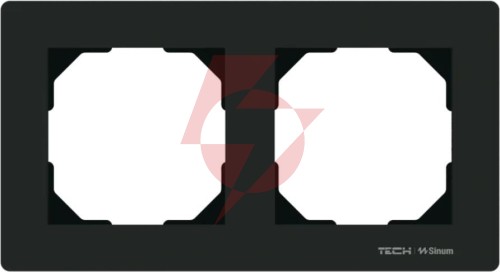 Ramka podwójna czarna fg-02 tech sterowniki
