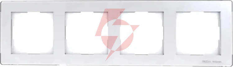 Ramka poczwórna biała fg-04 tech sterowniki