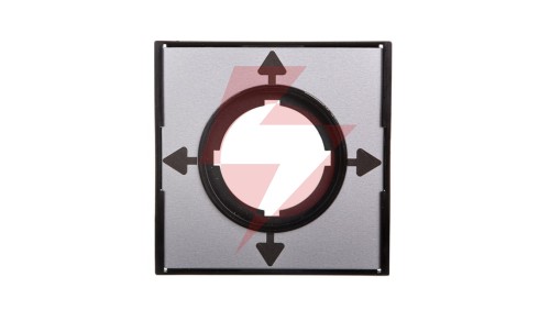 Tabliczka opisowa aluminium kwadratowa STRZAŁKI GÓRA/DÓŁ - LEWO/PRAWO M22-XCK1 279434