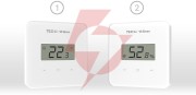 Przewodowy regulator pokojowy sinum czarny r-s2 tech sterowniki