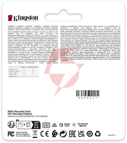 Pendrive kingston data traveler dtse9g3 64gb usb3.2 gen1