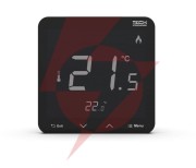 Bezprzewodowy regulator pokojowy bateryjny dopuszkowy czarny r-8pb plus tech sterowniki