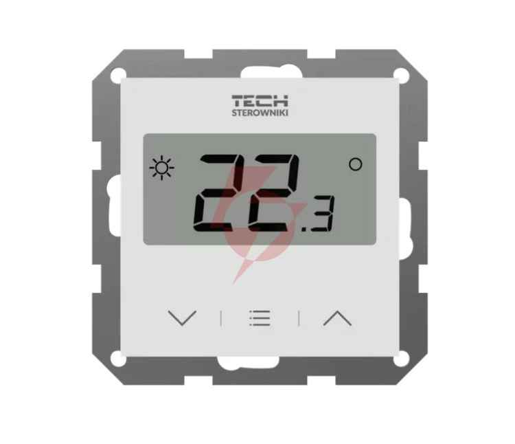 Bezprzewodowy regulator pokojowy biały f-8z tech sterowniki