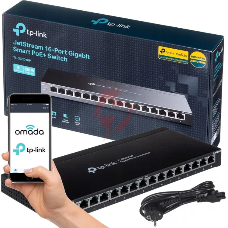 Switch tp-link tl-sg2016p (8xpoe+)
