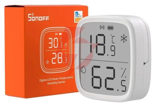 Czujnik temperatury i wilgotności sonoff snzb-02d zigbee lcd 