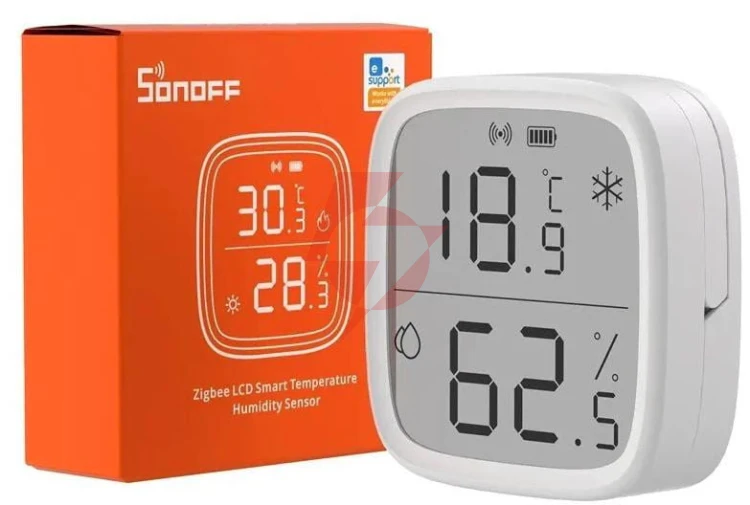 Czujnik temperatury i wilgotności sonoff snzb-02d zigbee lcd 
