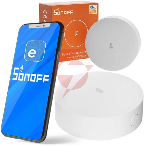 Inteligentny czujnik temperatury i wilgotności zigbee sonoff snzb-02p