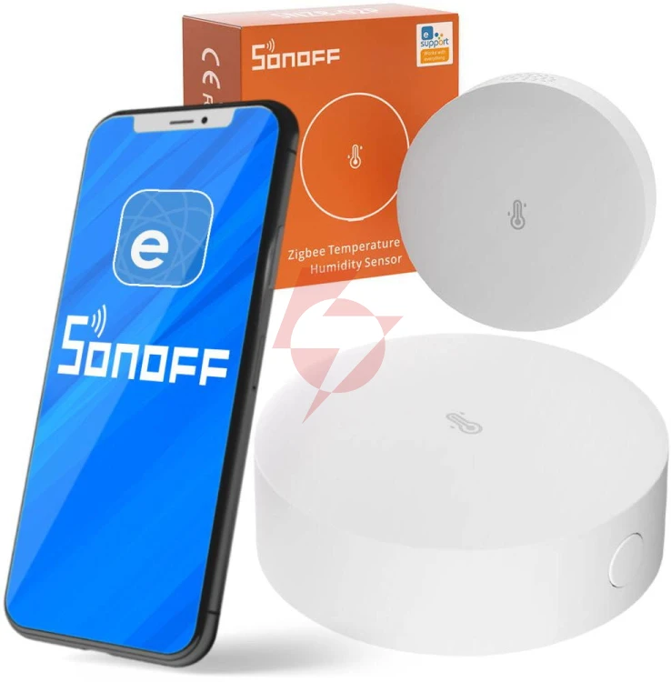 Inteligentny czujnik temperatury i wilgotności zigbee sonoff snzb-02p