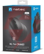 Mysz komputerowa natec crake 2 czarny 2400dpi