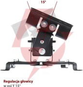 Uchwyt do montażu projektora 2w1 sufitowy/ścienny p-108