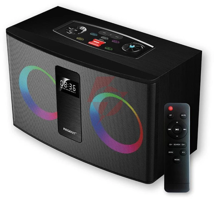 Głośnik rgb fm regent power audio 300bt ferguson