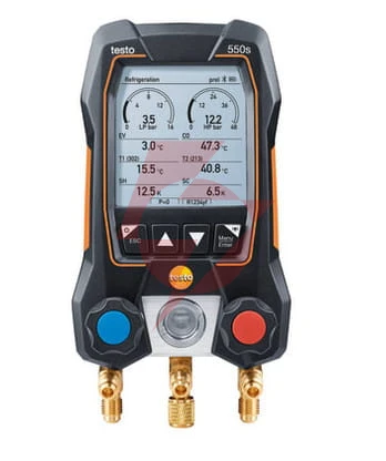 Elektroniczna oprawa zaworowa testo 550s zestaw smart 0564 5502