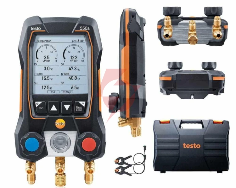 Elektroniczna oprawa zaworowa testo 550s zestaw basic 0564 5501