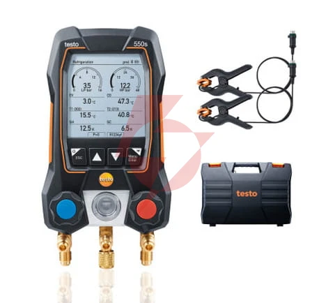 Elektroniczna oprawa zaworowa testo 550s zestaw basic 0564 5501