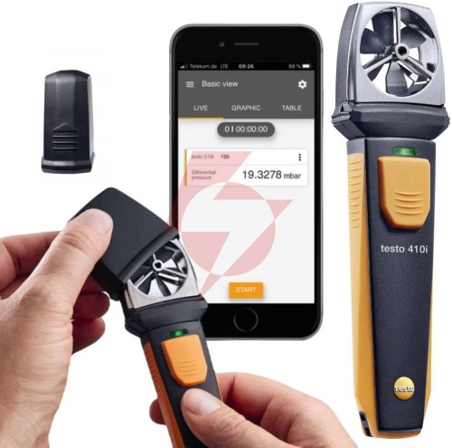 Anemometr wiatraczkowy testo 410i smartsonda