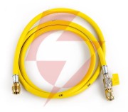Wąż serwisowy z zaworem odcinającym refco ca-cl-60-y (150 cm / 1/4" x 1/4")