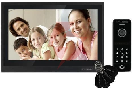 Wideodomofon revizoom rm-t402hd black/rc-411hd-ck