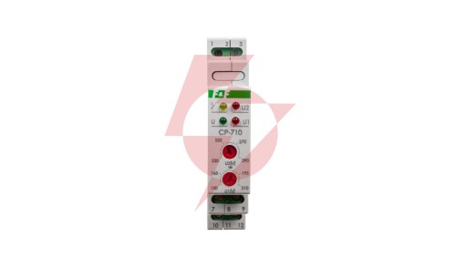 Przekaźnik kontroli napięcia 1-fazowy 3x(50-450V)+N 1P 8A 150-210V/230-260V AC CP-710