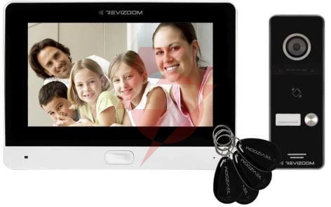 Wideodomofon revizoom rm-t471hd white/rc-411hd-c