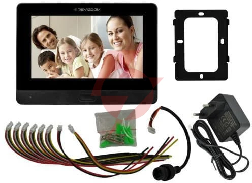 Wideodomofon revizoom rm-t471hd black/rc-411hd-ck