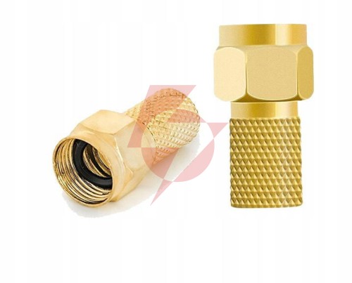 Wtyk typu f big nut 6,8/22mm spacetronik - 1 szt.