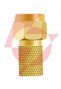 Wtyk typu f big nut 6,8/22mm spacetronik - 1 szt.