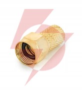 Wtyk typu f big nut 6,8/22mm spacetronik - 1 szt.