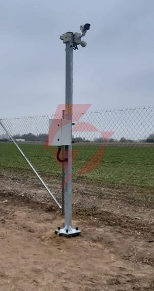 Słup ats  pod montaż kamer cctv