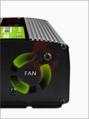 Przetwornica napięcia green cell powerinverter lcd 12v / 230v 500w/1000w czysta sinusoida