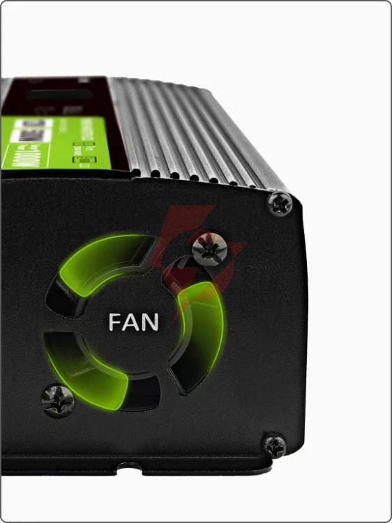 Przetwornica napięcia green cell powerinverter lcd 12v / 230v 500w/1000w czysta sinusoida