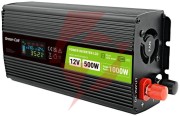 Przetwornica napięcia green cell powerinverter lcd 12v / 230v 500w/1000w czysta sinusoida