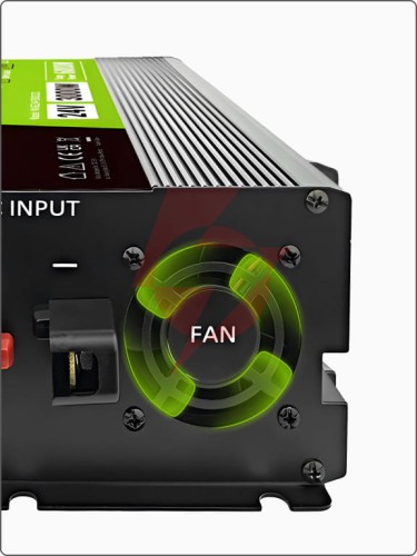 Przetwornica napięcia green cell powerinverter lcd 24v / 230v 3000/6000w czysta sinusoida