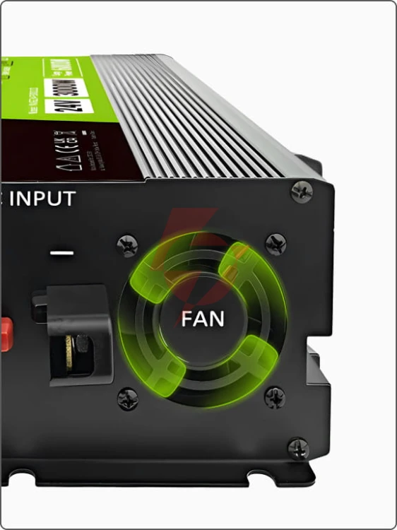 Przetwornica napięcia green cell powerinverter lcd 24v / 230v 3000/6000w czysta sinusoida