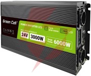 Przetwornica napięcia green cell powerinverter lcd 24v / 230v 3000/6000w czysta sinusoida