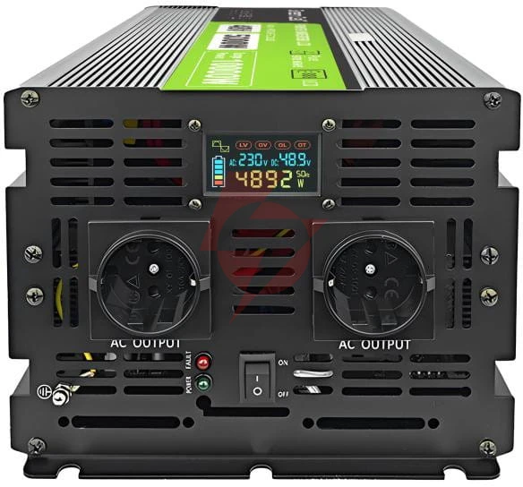 Przetwornica napięcia green cell powerinverter lcd 48v / 230v 5000/10000w czysta sinusoida