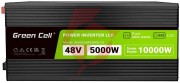 Przetwornica napięcia green cell powerinverter lcd 48v / 230v 5000/10000w czysta sinusoida