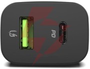 Ładowarka samochodowa green cell 48w 1x usb-c 1x usb-a power delivery 30w quick charge 3.0 cad33