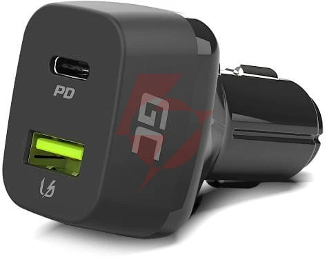 Ładowarka samochodowa green cell 48w 1x usb-c 1x usb-a power delivery 30w quick charge 3.0 cad33